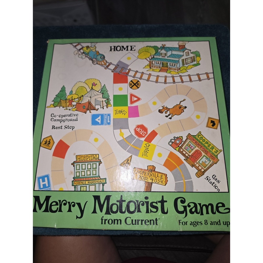 Vintage Merry Motorist Board Game by Current 1981